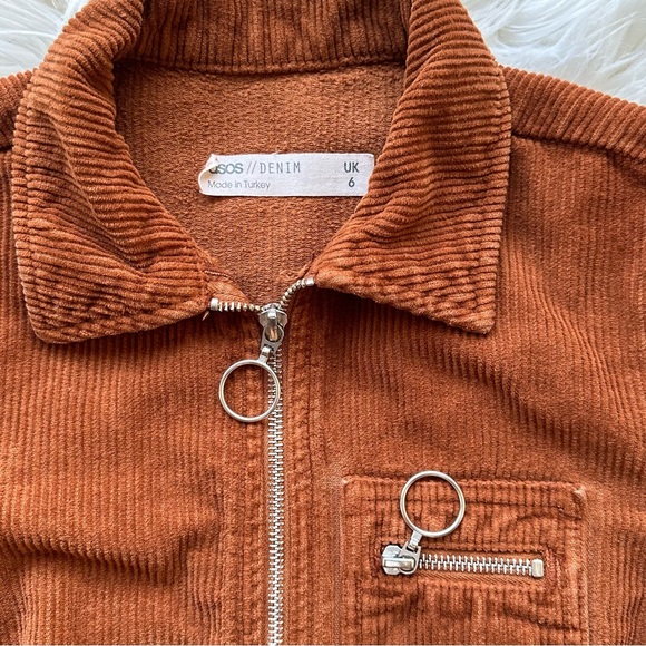 ASOS DESIGN CORD 70’s flare jumpsuit - Picture 6 of 9